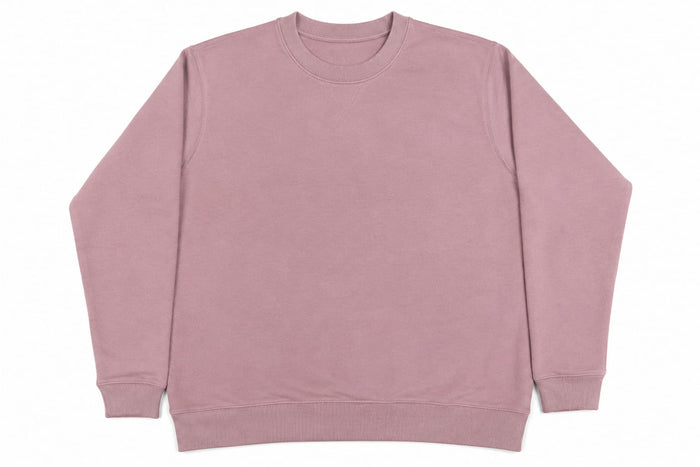 Men's Soft Fleece Crewneck Sweatshirt - Mauve Pullover